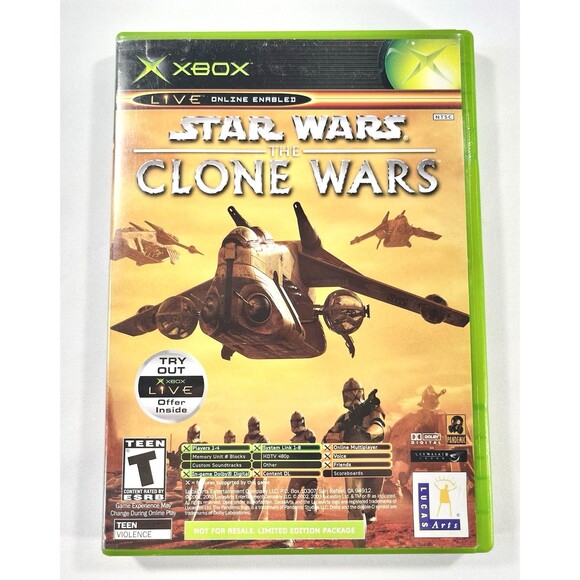 Star Wars Clone Wars / Tetris Worlds Combo Pack Original Xbox 2003 Complete - Picture 1 of 9